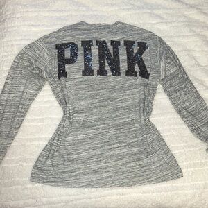 Victoria's Secret Pink Heathered Top